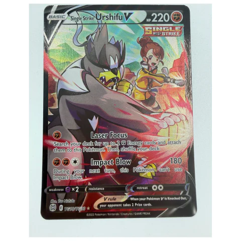 Pokemon Single Strike Urshifu V — Astral Radiance Trainer Gallery TG18/TG30 — Pokemon Kaarten
