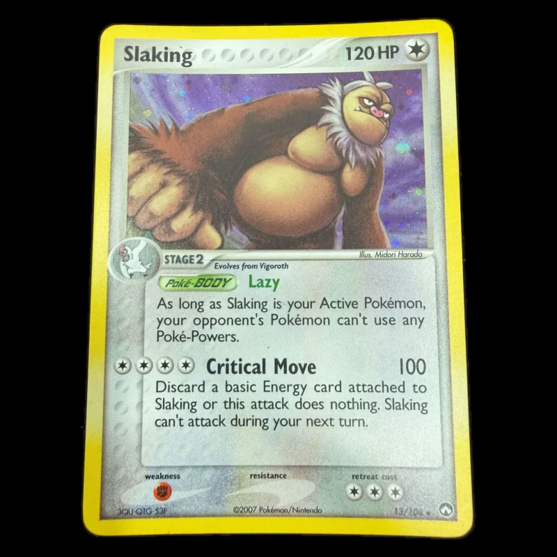 Pokemon Slaking Holo — EX Power Keepers 13/108 (Pokemon Kaarten) Losse kaart — origineel kopen bij Gameshop Enter