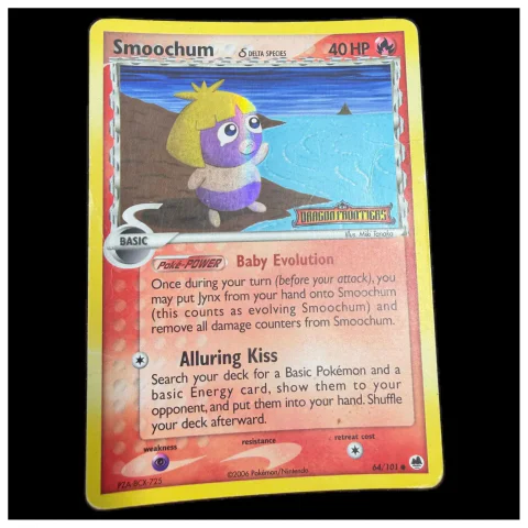 Pokemon Smoochum Delta Species Reverse Holo (Stamped) — EX Dragon Frontiers 64/101 — Pokémon-Karten