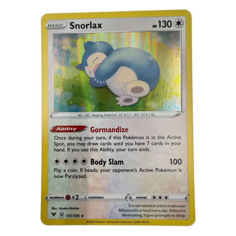Pokemon Snorlax Holo — Vivid Voltage 131/185 (Pokemon Kaarten) Losse kaart — origineel kopen bij Gameshop Enter