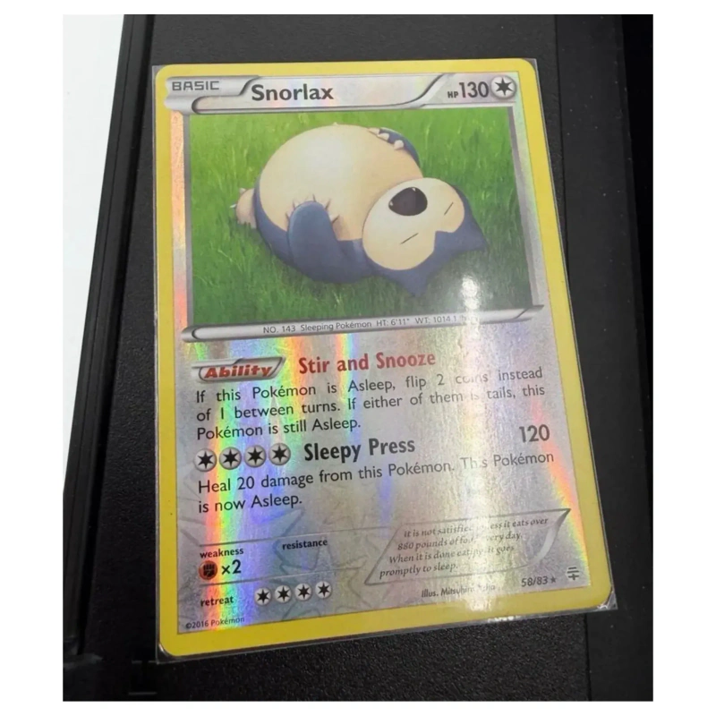 Pokemon Snorlax Reverse Holo — Generations 58/83 (Pokemon Kaarten) Losse kaart — Goede staat — origineel kopen bij Gameshop Enter