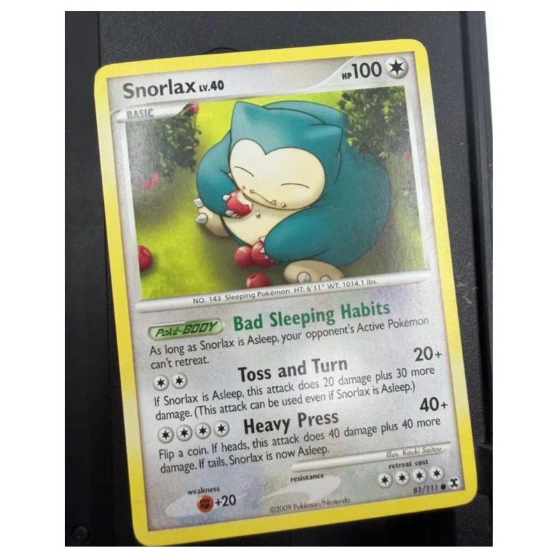 Pokemon Snorlax — Rising Rivals 81/111 (Pokemon Kaarten) Losse kaart — Goede staat — origineel kopen bij Gameshop Enter