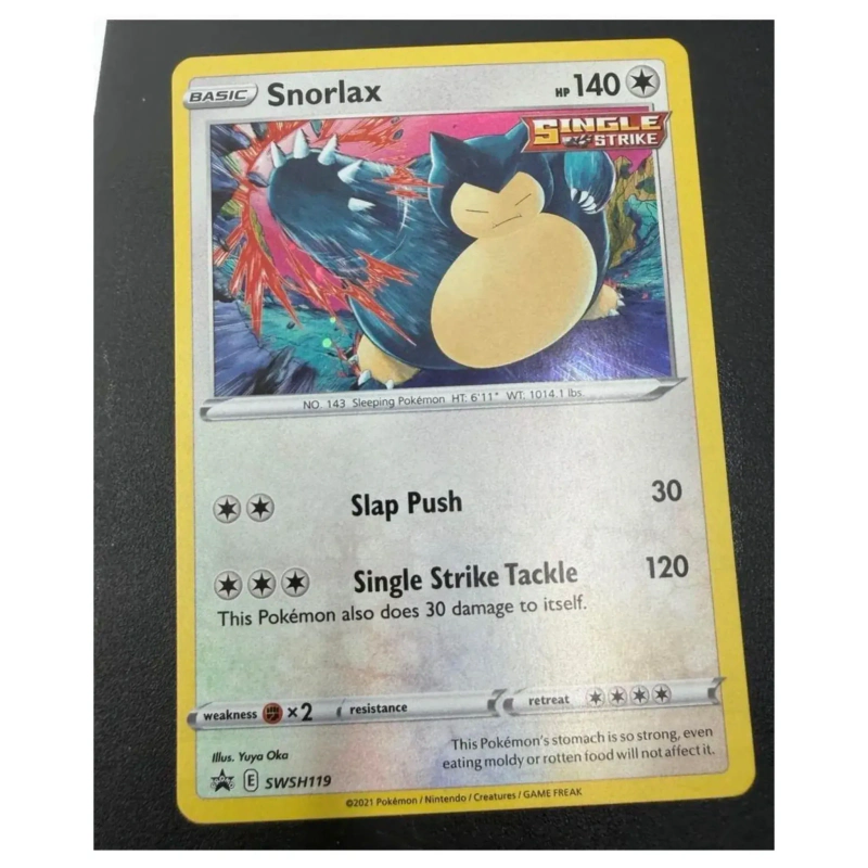 Pokemon Snorlax Single Strike — SWSH119 (Promo) (Pokemon Kaarten) Losse kaart — Goede staat — origineel kopen bij Gameshop Enter