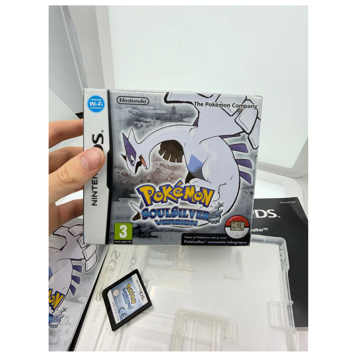 Pokemon SoulSilver — Big Box zonder Pokéwalker (Nintendo DS) — detailní fotografie 2