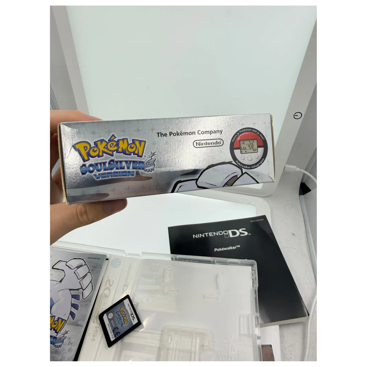 Pokemon SoulSilver — Big Box zonder Pokéwalker (Nintendo DS) — detailní fotografie 4