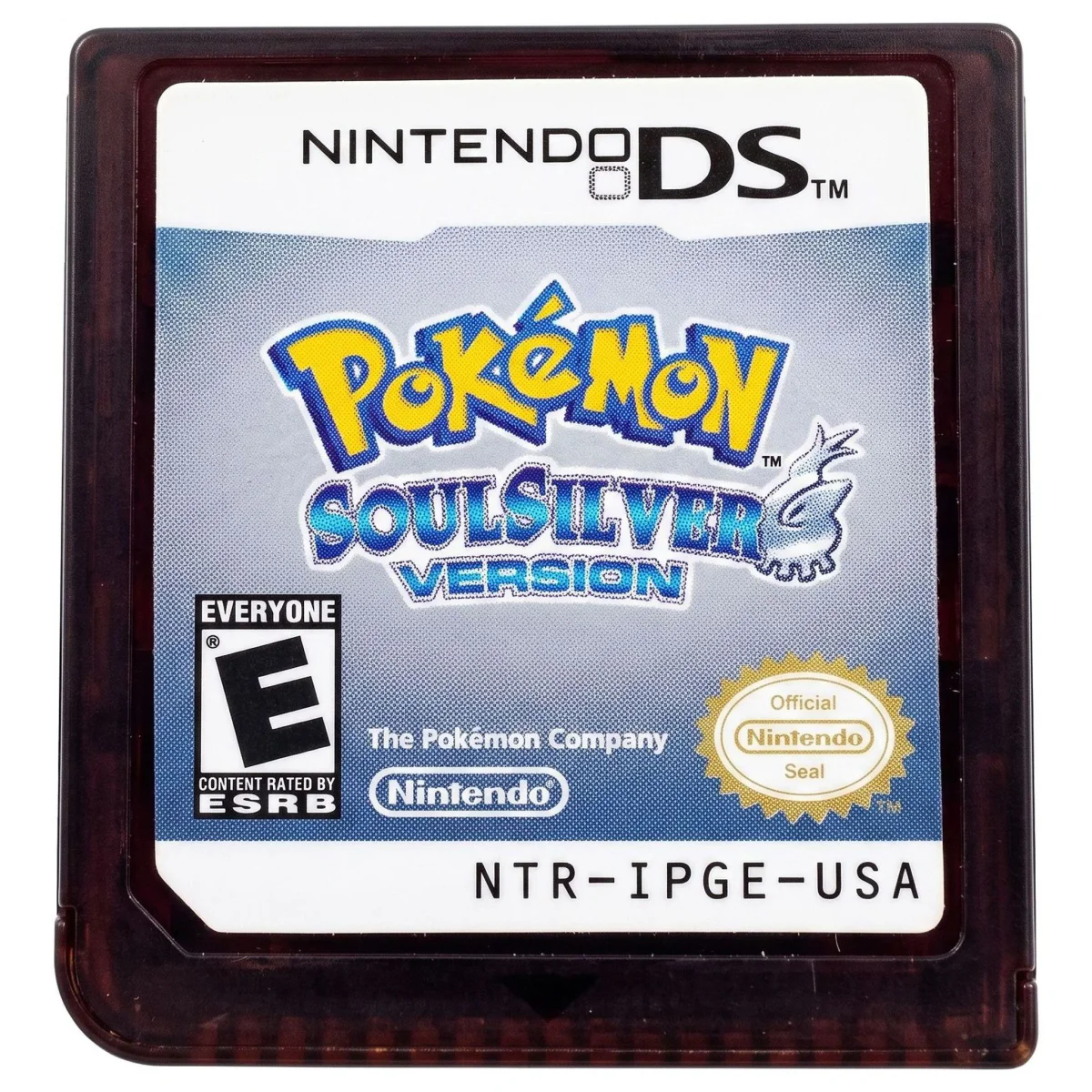 Pokemon SoulSilver Nintendo DS Voorkant — Losse cartridge