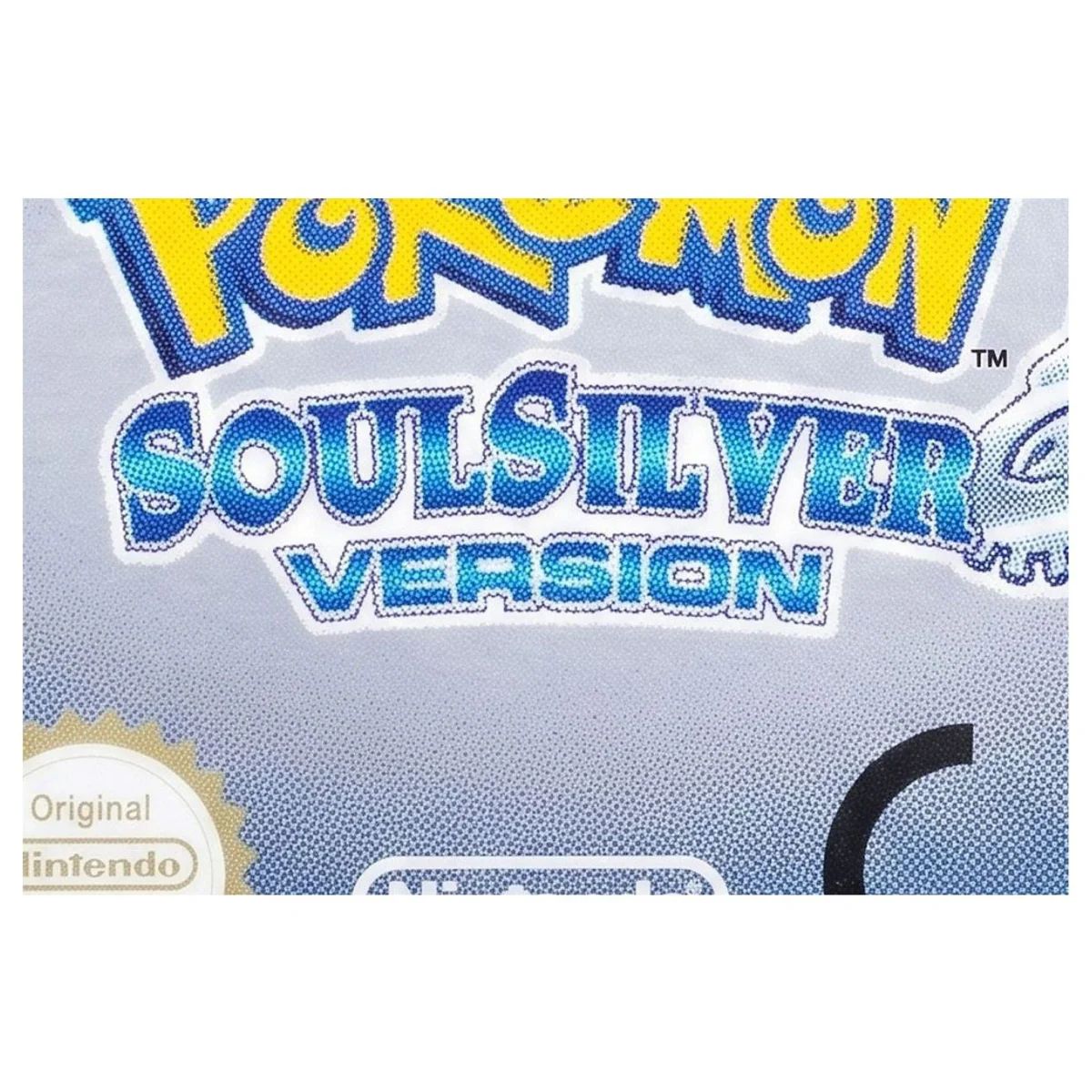 Pokemon SoulSilver Nintendo DS Label — Losse cartridge