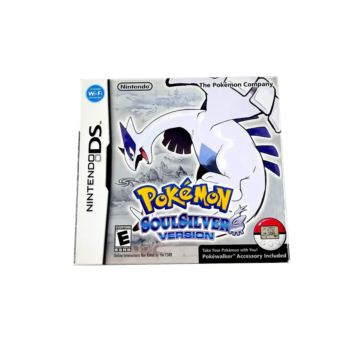 Pokemon SoulSilver + Pokewalker (USA) (Nintendo DS) — Game in original box with manual