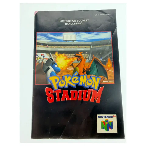 Pokemon Stadium — originele handleiding (Nintendo 64) — Alleen handleiding, Goed staat — origineel tweedehands kopen bij Gameshop Enter