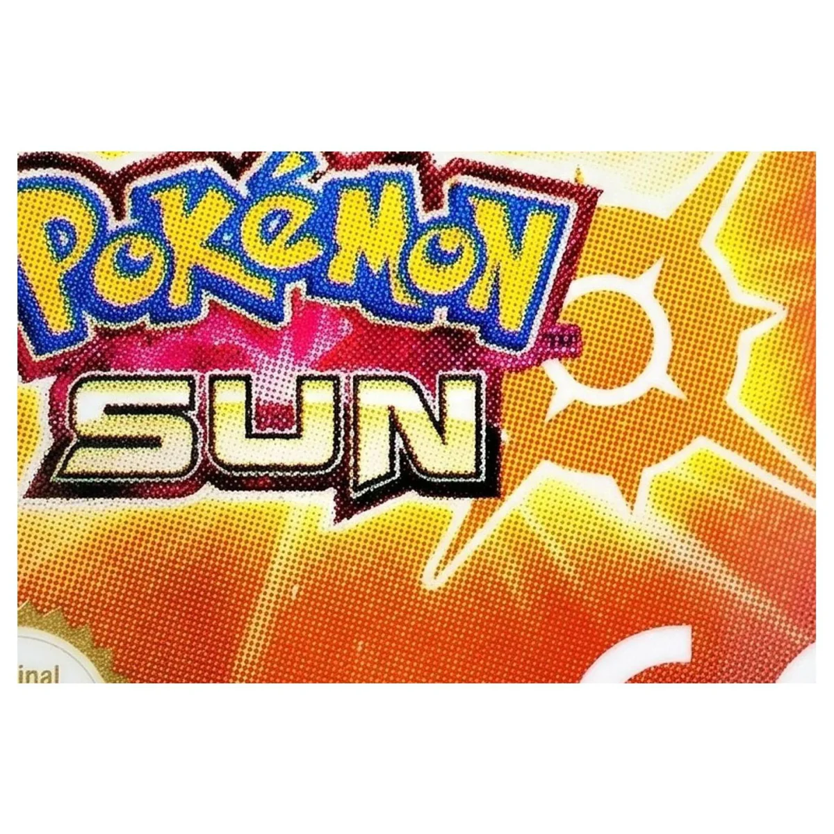 Pokemon Sun Nintendo 3DS Label — Losse cartridge