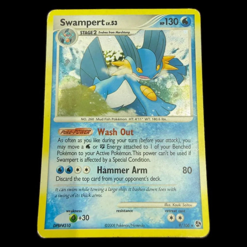 Pokemon Swampert Holo — Great Encounters 9/106 (Pokemon Kaarten) Losse kaart — origineel kopen bij Gameshop Enter