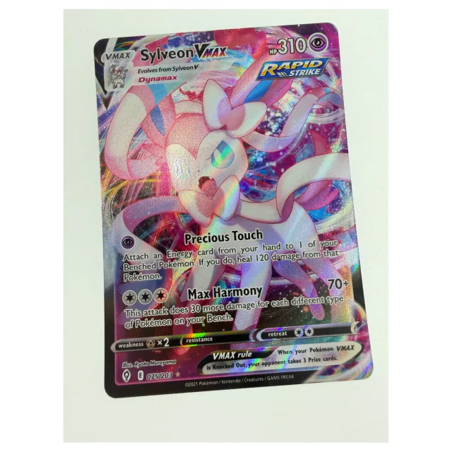 Pokemon Sylveon VMAX — Evolving Skies 075/203 — Pokemon Kaarten