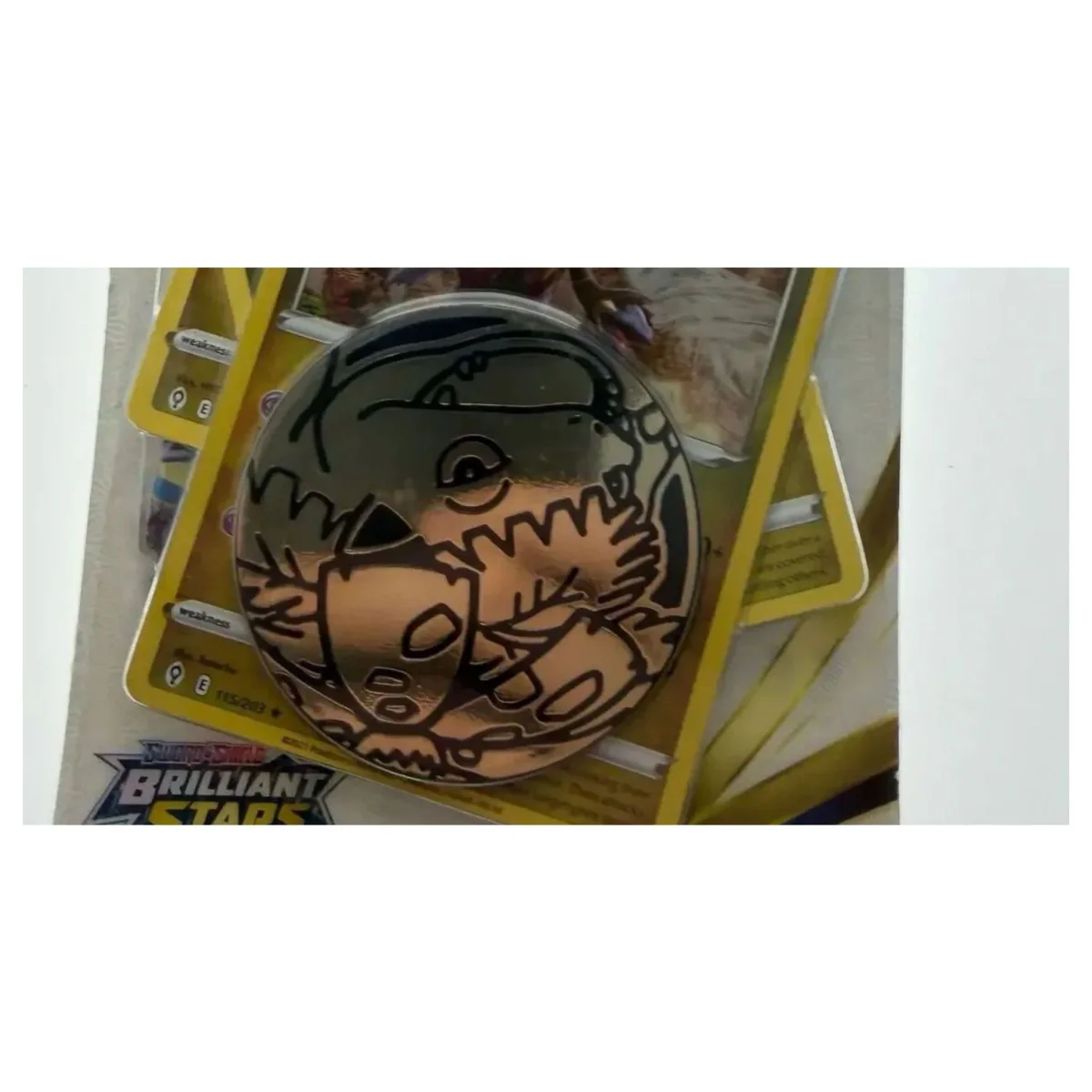 Pokemon TCG Brilliant Stars Checklane Blister — Hydreigon Pokemon Kaarten Binnenkant — Sealed