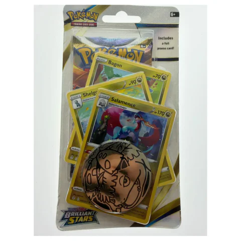 Pokemon TCG Brilliant Stars Checklane Blister — Salamence (Pokemon Kaarten) — factory sealed, fabrieksnieuw — origineel tweedehands kopen bij Gameshop Enter