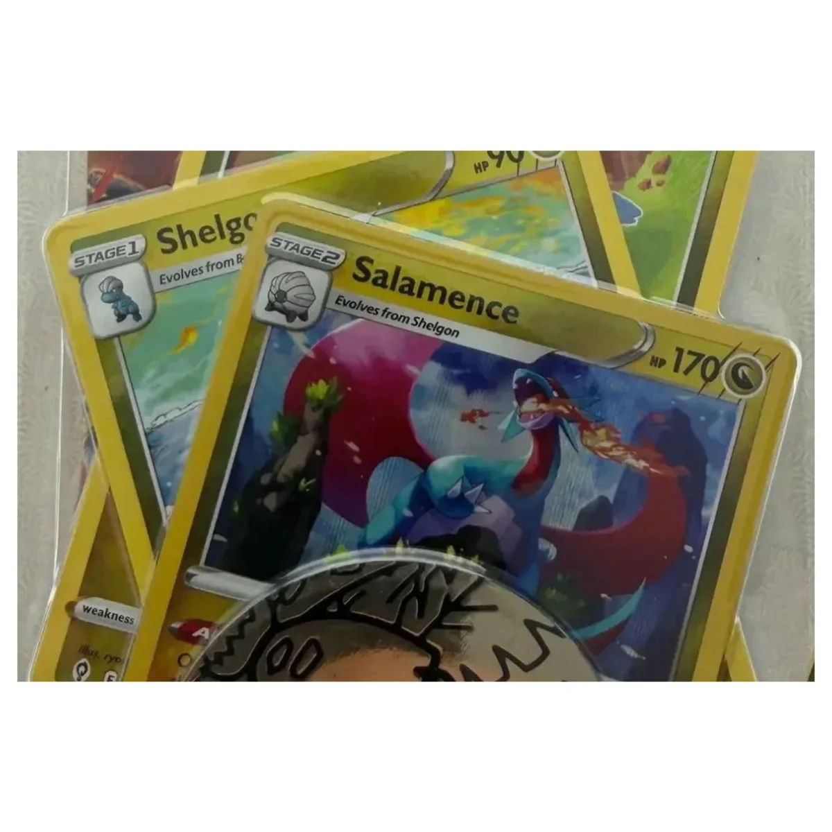Pokemon TCG Brilliant Stars Checklane Blister — Salamence (Pokemon Kaarten) — φωτογραφία λεπτομέρειας 2