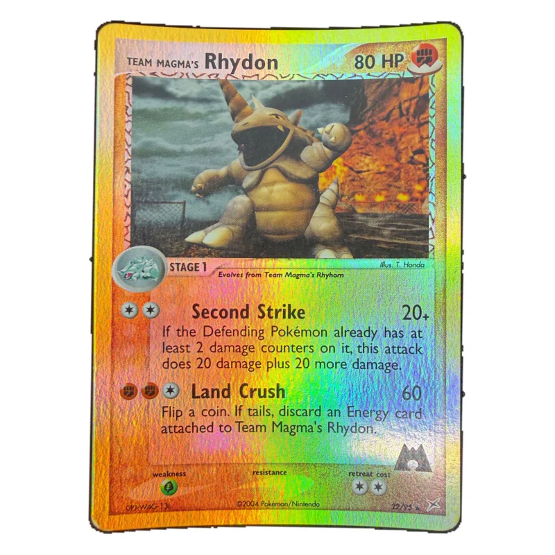 Pokemon Team Magma's Rhydon Reverse Holo — EX Team Magma vs Team Aqua 22/95 (Pokemon Kaarten) Losse kaart — origineel kopen bij Gameshop Enter