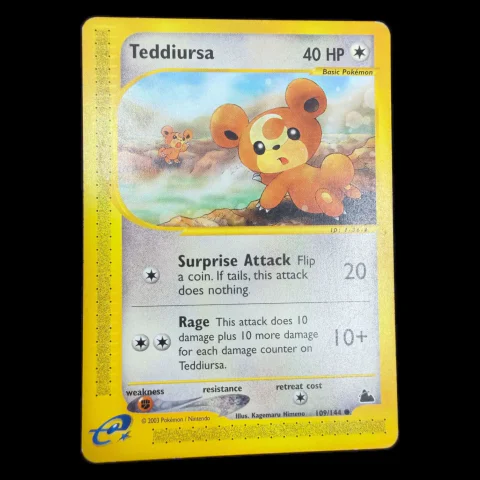 Pokemon Teddiursa — Skyridge 109/144 — Pokémon-Karten