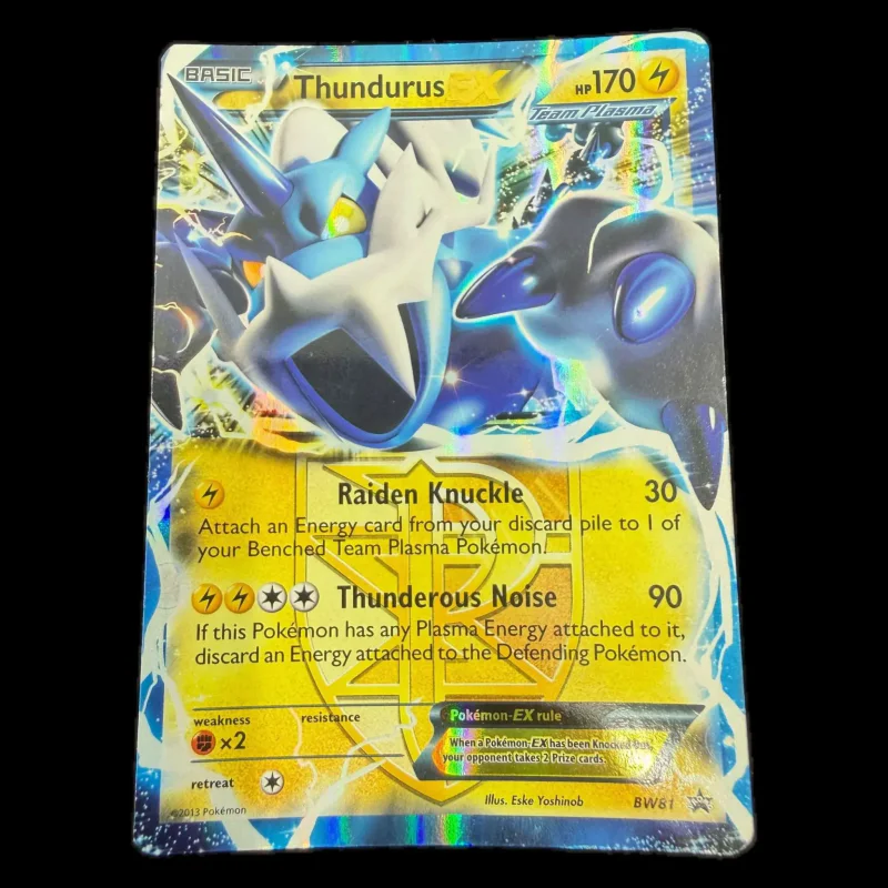 Pokemon Thundurus EX — BW Black Star Promo BW81 (Pokemon Kaarten) Losse kaart — origineel kopen bij Gameshop Enter