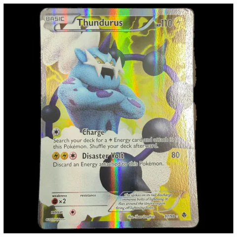 Pokemon Thundurus Full Art — Emerging Powers 97/98 — Pokémon-Karten