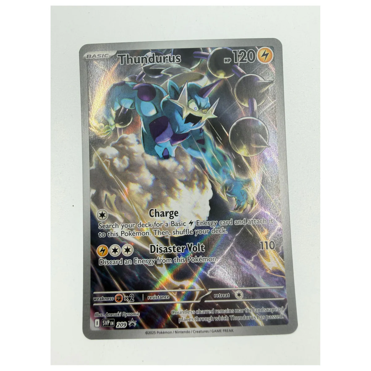 Pokemon Thundurus — SVP Black Star Promo 209 (Pokemon Kaarten) — Single card