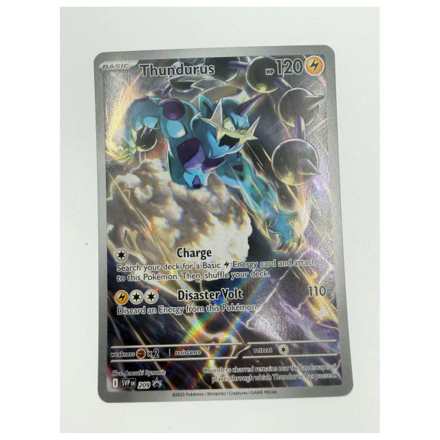 Pokemon Thundurus — SVP Black Star Promo 209 — Pokemon Kaarten