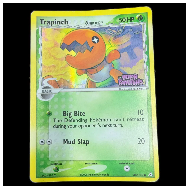 Pokemon Trapinch Delta Species Reverse Holo (Stamped) — EX Holon Phantoms 84/110 (Pokemon Kaarten) Losse kaart — origineel kopen bij Gameshop Enter