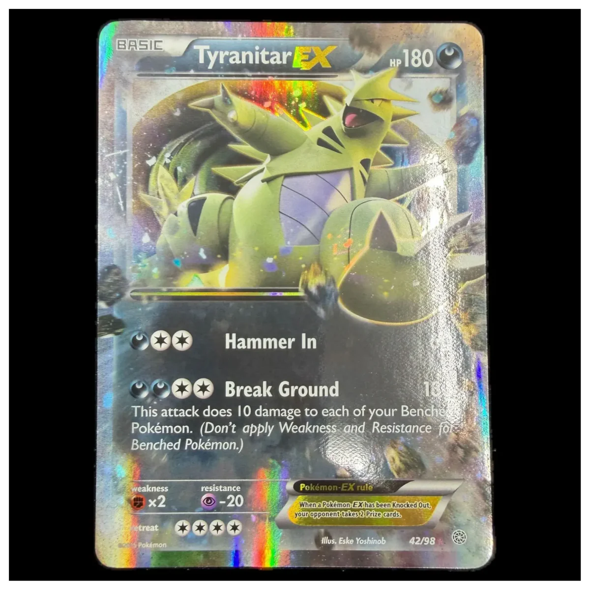 Pokemon Tyranitar EX — Ancient Origins 42/98 (Pokemon Kaarten) — Einzelkarte