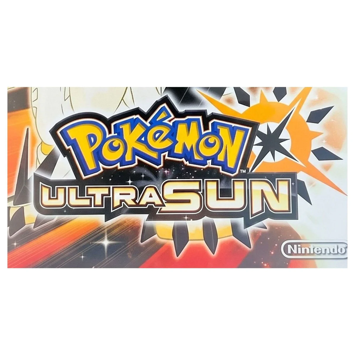 Pokemon Ultra Sun Nintendo 3DS Binnenkant — Game in doos