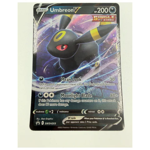Pokemon Umbreon V — SWSH Black Star Promo SWSH203 (Pokemon Kaarten) — Losse kaart — origineel tweedehands kopen bij Gameshop Enter