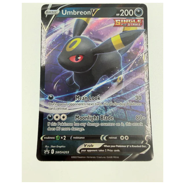 Pokemon Umbreon V — SWSH Black Star Promo SWSH203 — Pokemon Kaarten