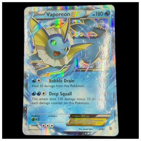 Pokemon Vaporeon EX — Generations 24/83 — Pokémon-Karten