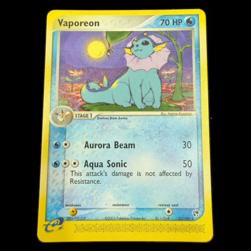 Pokemon Vaporeon — EX Sandstorm 25/100 (Pokemon Kaarten) Losse kaart — origineel kopen bij Gameshop Enter