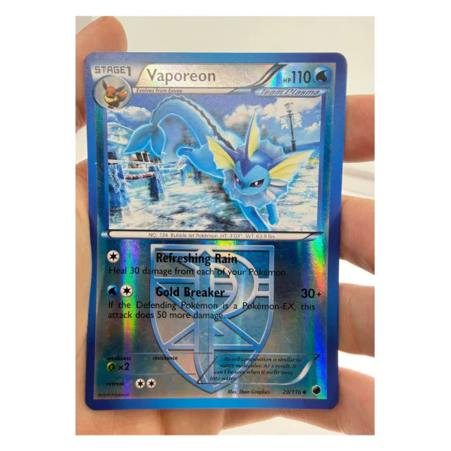 Pokemon Vaporeon — Plasma Freeze 20/116 — Pokemon Kaarten