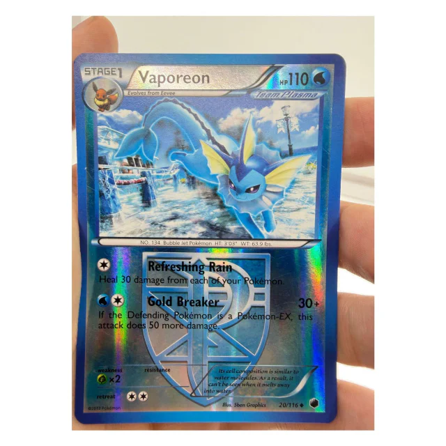 Pokemon Vaporeon — Plasma Freeze 20/116 — Pokemon Kaarten