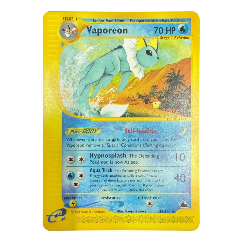 Pokemon Vaporeon — Skyridge 33/144 (Pokemon Kaarten) Losse kaart — origineel kopen bij Gameshop Enter