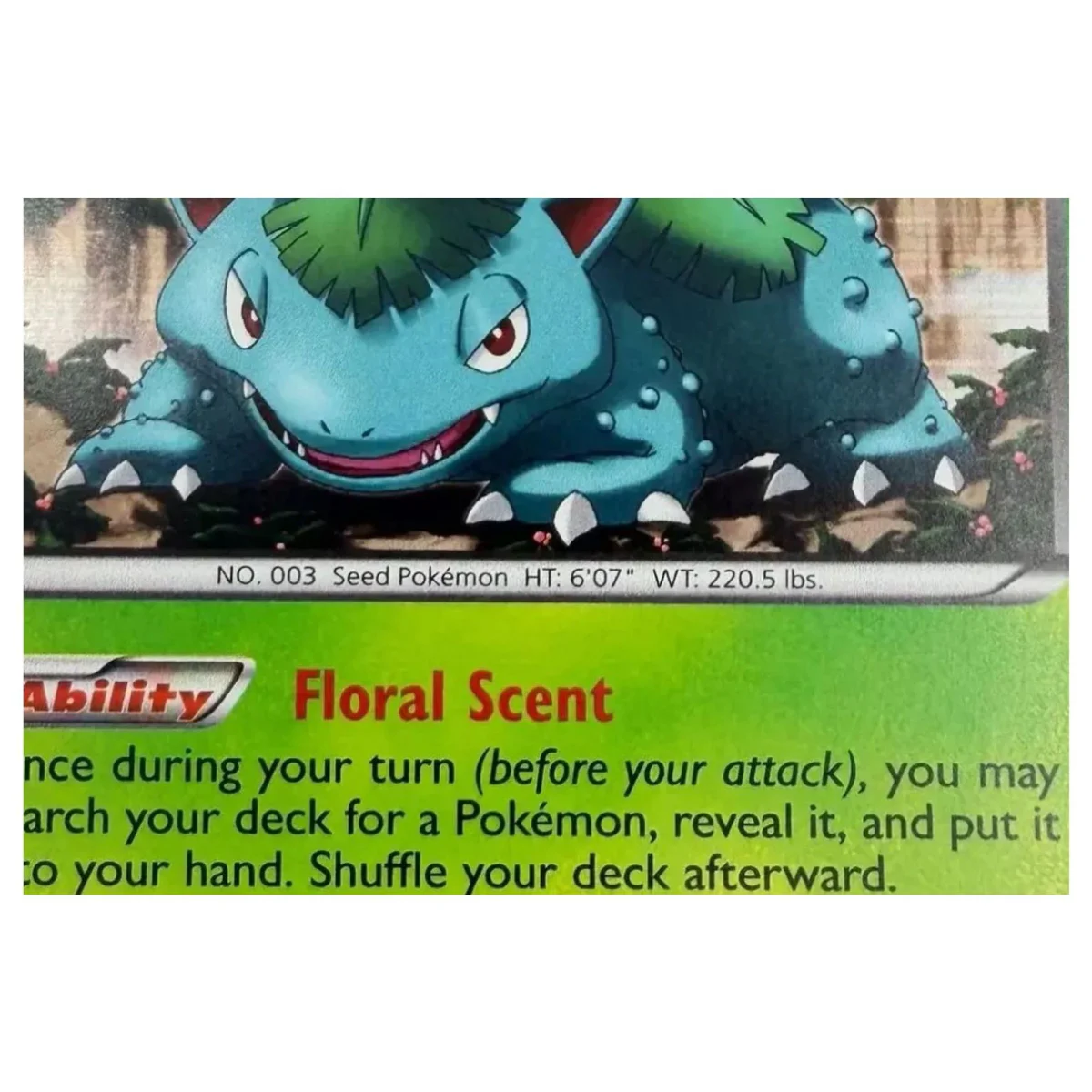 Pokemon Venusaur — Dark Explorers 3/108 (Pokemon Kaarten) — detail photo 2