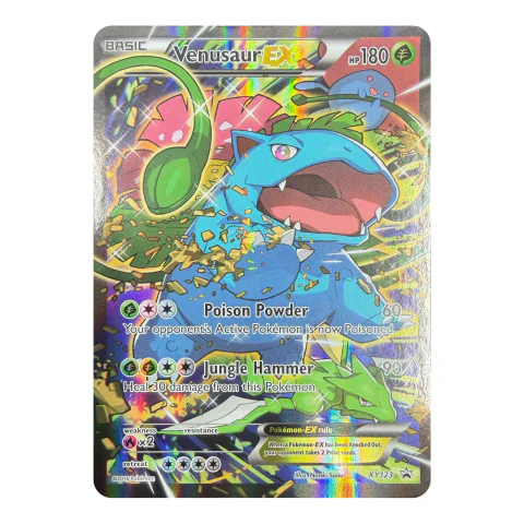 Pokemon Venusaur EX Full Art — XY Black Star Promo XY123 — Pokémon-Karten