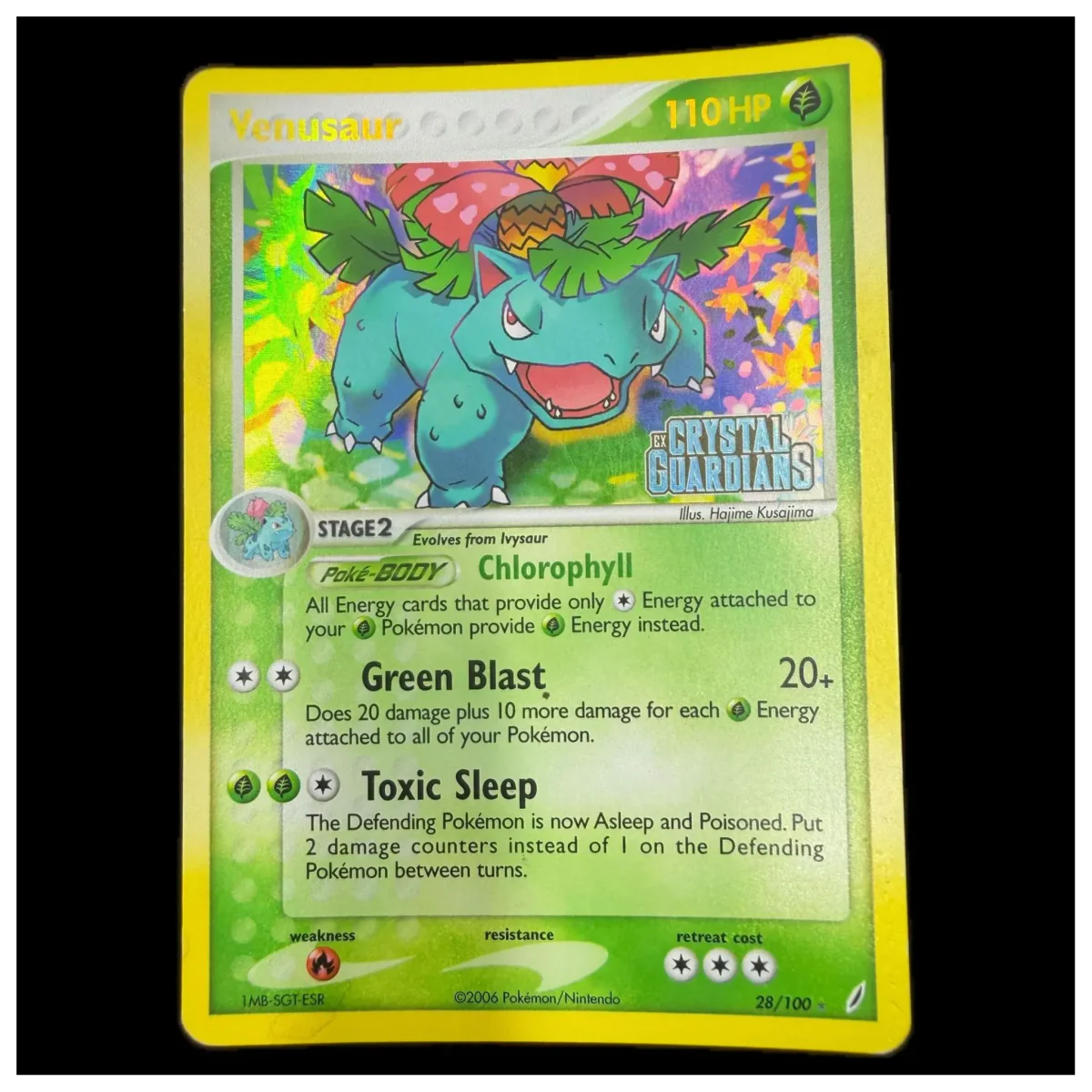 Pokemon Venusaur Reverse Holo (Stamped) — EX Crystal Guardians 28/100 (Pokemon Kaarten) — detailní fotografie 1