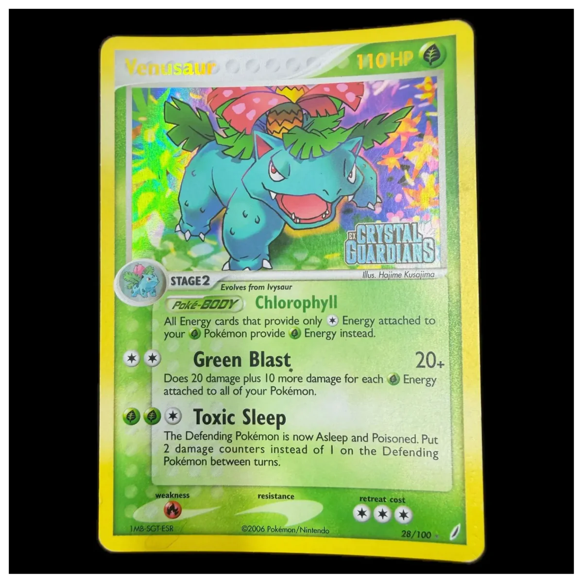 Pokemon Venusaur Reverse Holo (Stamped) — EX Crystal Guardians 28/100 (Pokemon Kaarten) — Jednotlivá karta