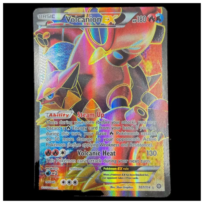 Pokemon Volcanion EX Full Art — Steam Siege 107/114 (Pokemon Kaarten) Losse kaart — origineel kopen bij Gameshop Enter