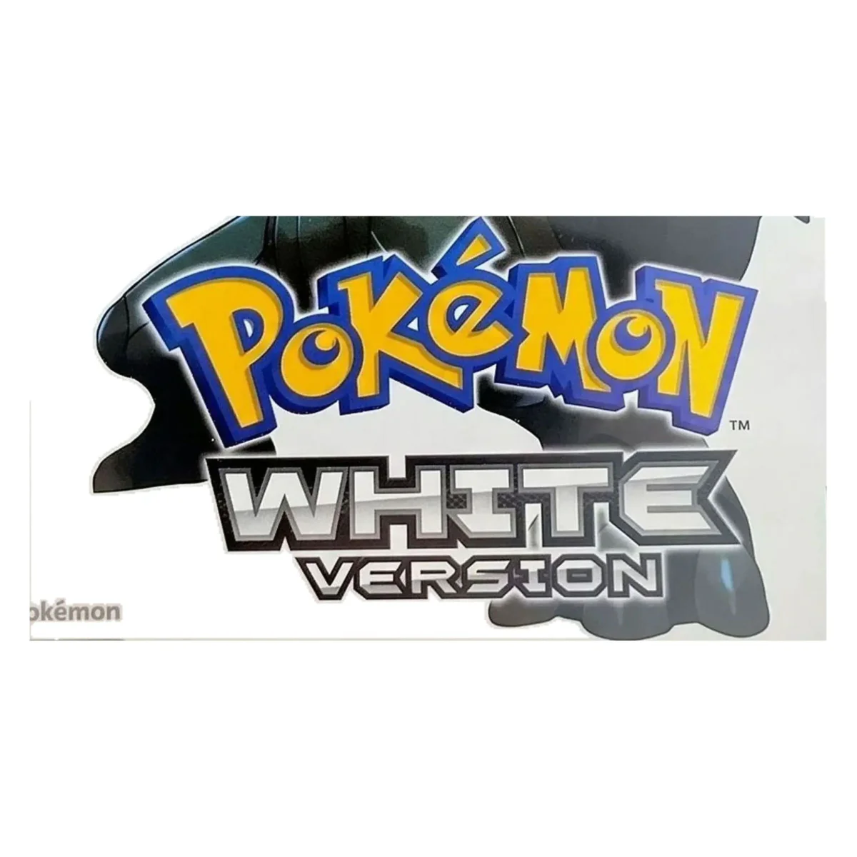 Pokemon White Nintendo DS Binnenkant — Game in doos