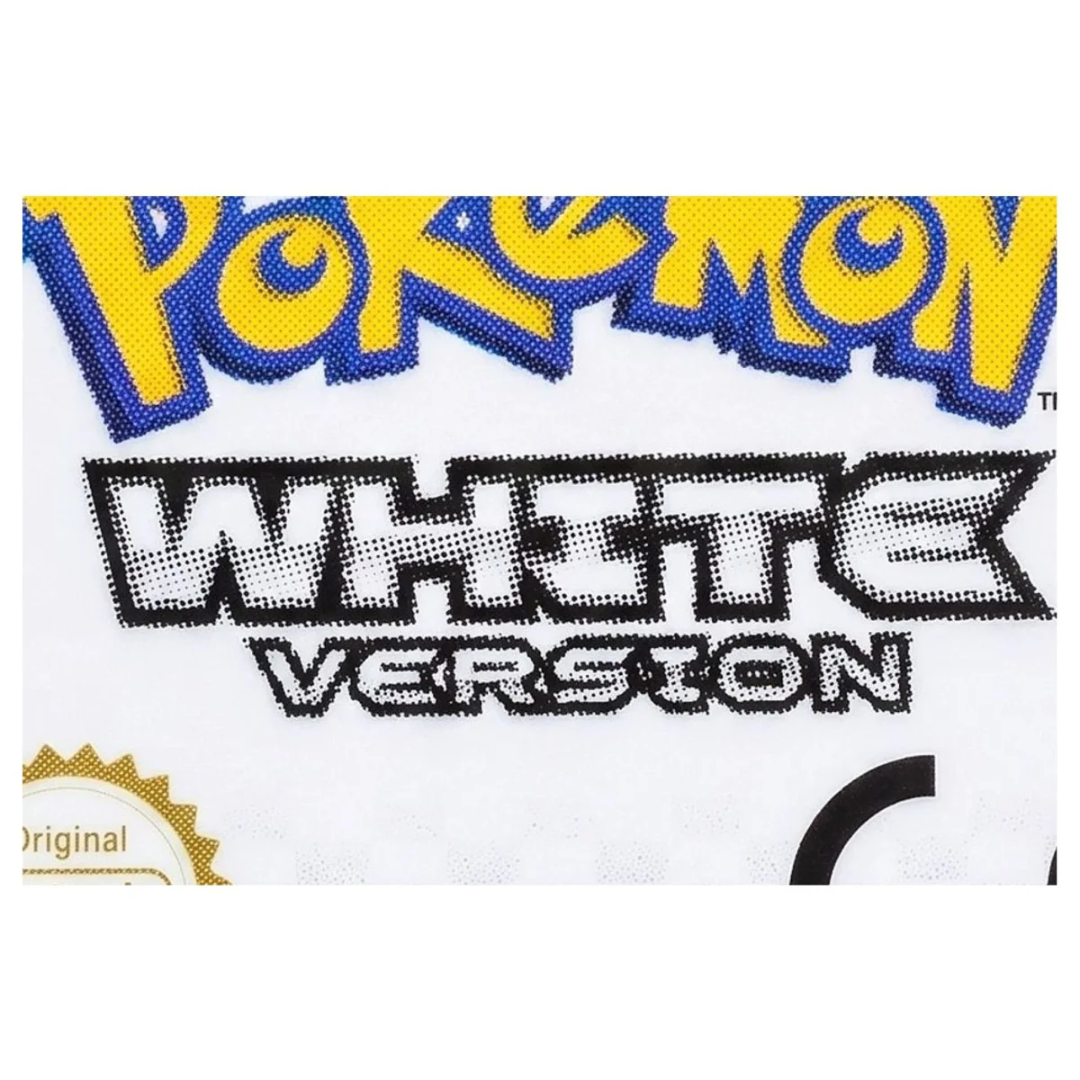 Pokemon White Version Nintendo DS Label — Losse cartridge