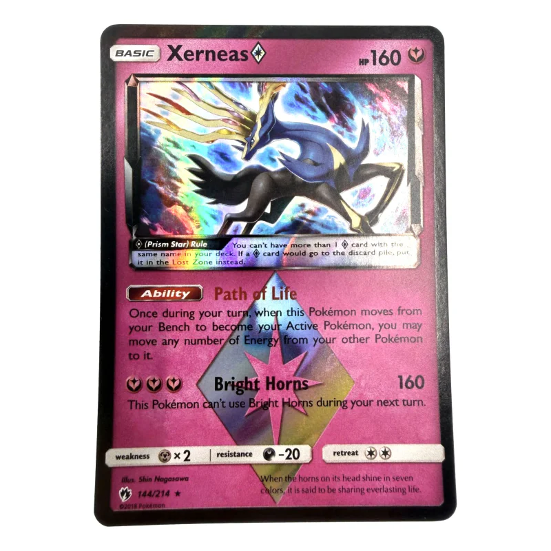Pokemon Xerneas Prism Star — Lost Thunder 144/214 (Pokemon Kaarten) Losse kaart — origineel kopen bij Gameshop Enter