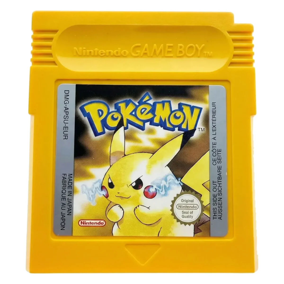 Pokemon Yellow Game Boy / Color Voorkant — Losse cartridge