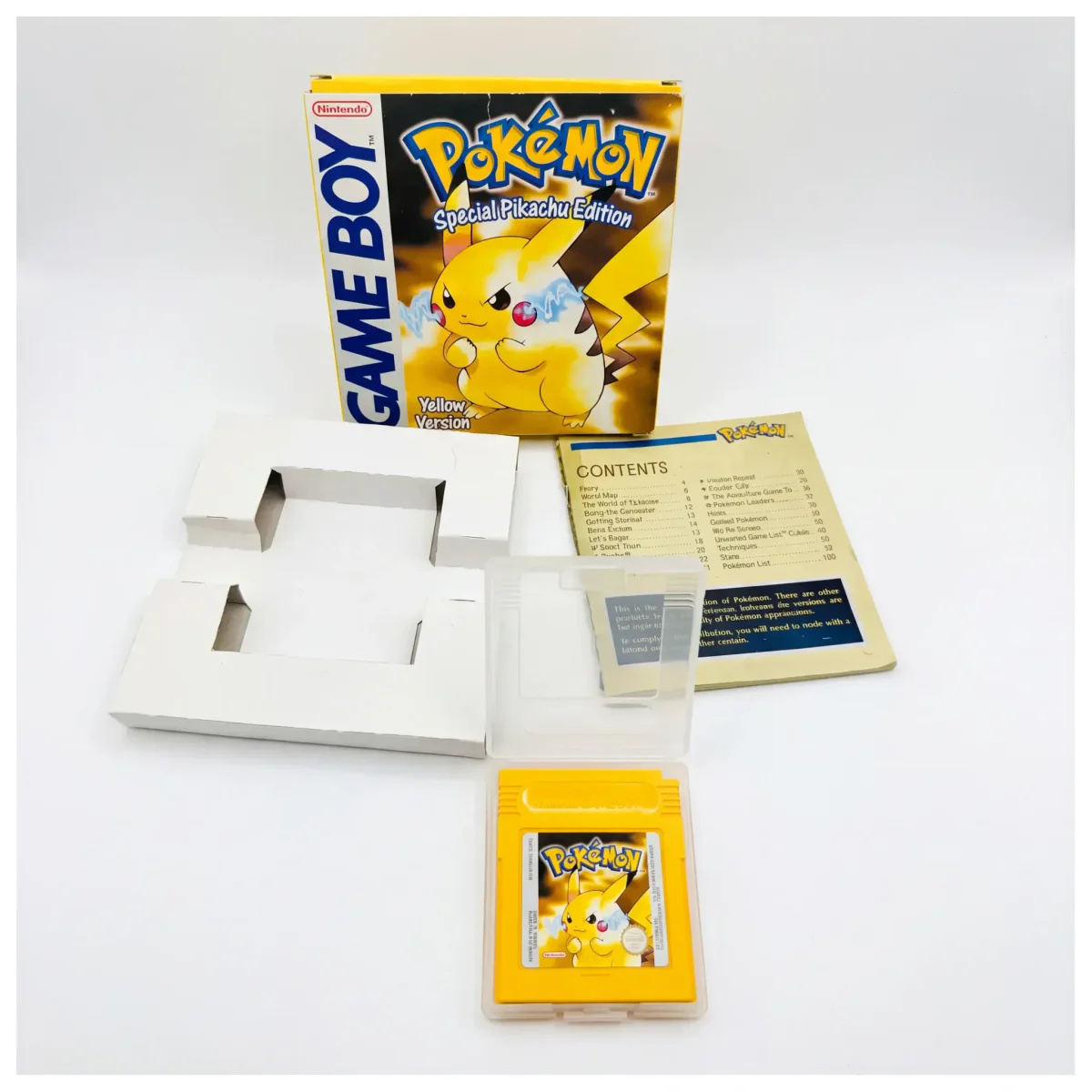Pokemon Yellow (Game Boy / Color) — Hra v originálnej krabici