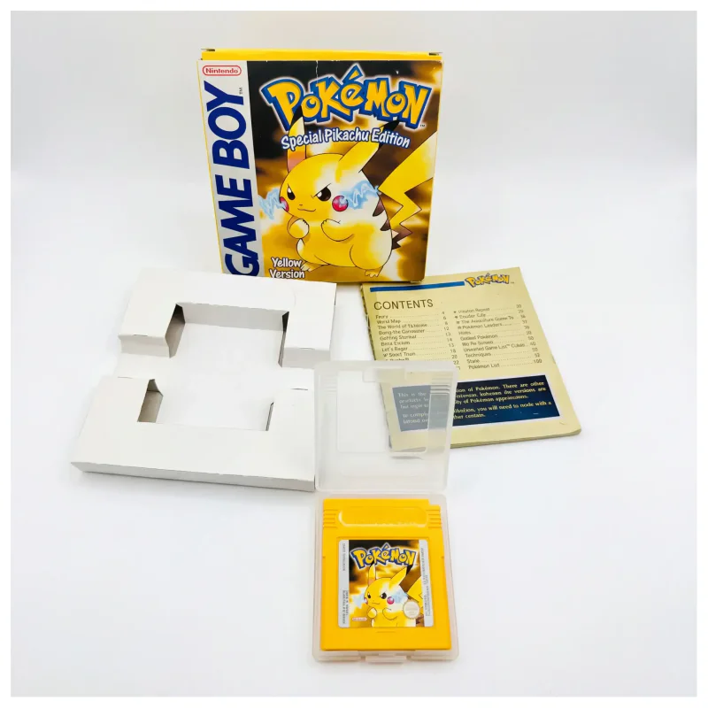 Pokemon Yellow (Game Boy / Color) Game in doos — Goed — origineel kopen bij Gameshop Enter