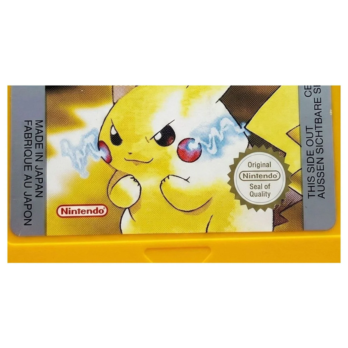 Pokemon Yellow (Game Boy / Color) — detaljefoto 3