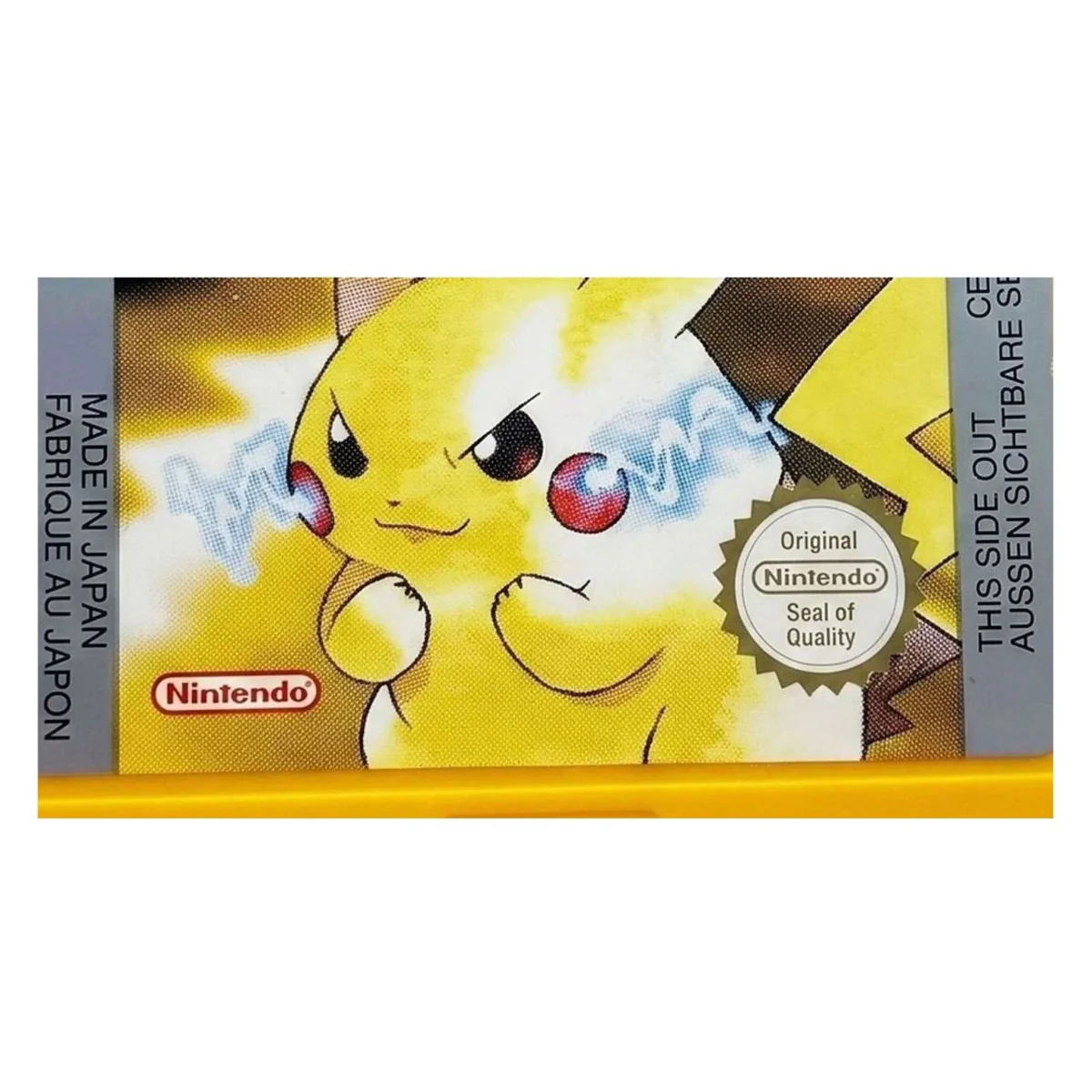 Pokemon Yellow (κακή κατάσταση) (Game Boy / Color) — φωτογραφία λεπτομέρειας 3