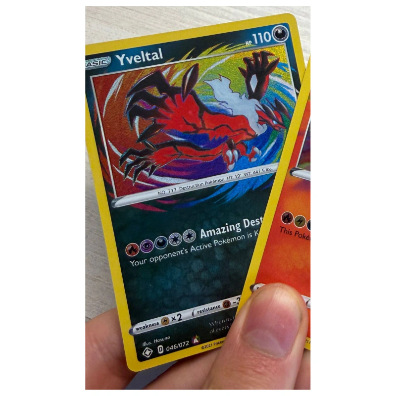 Pokemon Yveltal Amazing Rare (046/072, Shining Fates) — Pokemon Kaarten