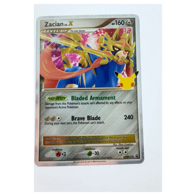 Pokemon Zacian LV.X — SWSH135 (Celebrations) — Pokemon Kaarten